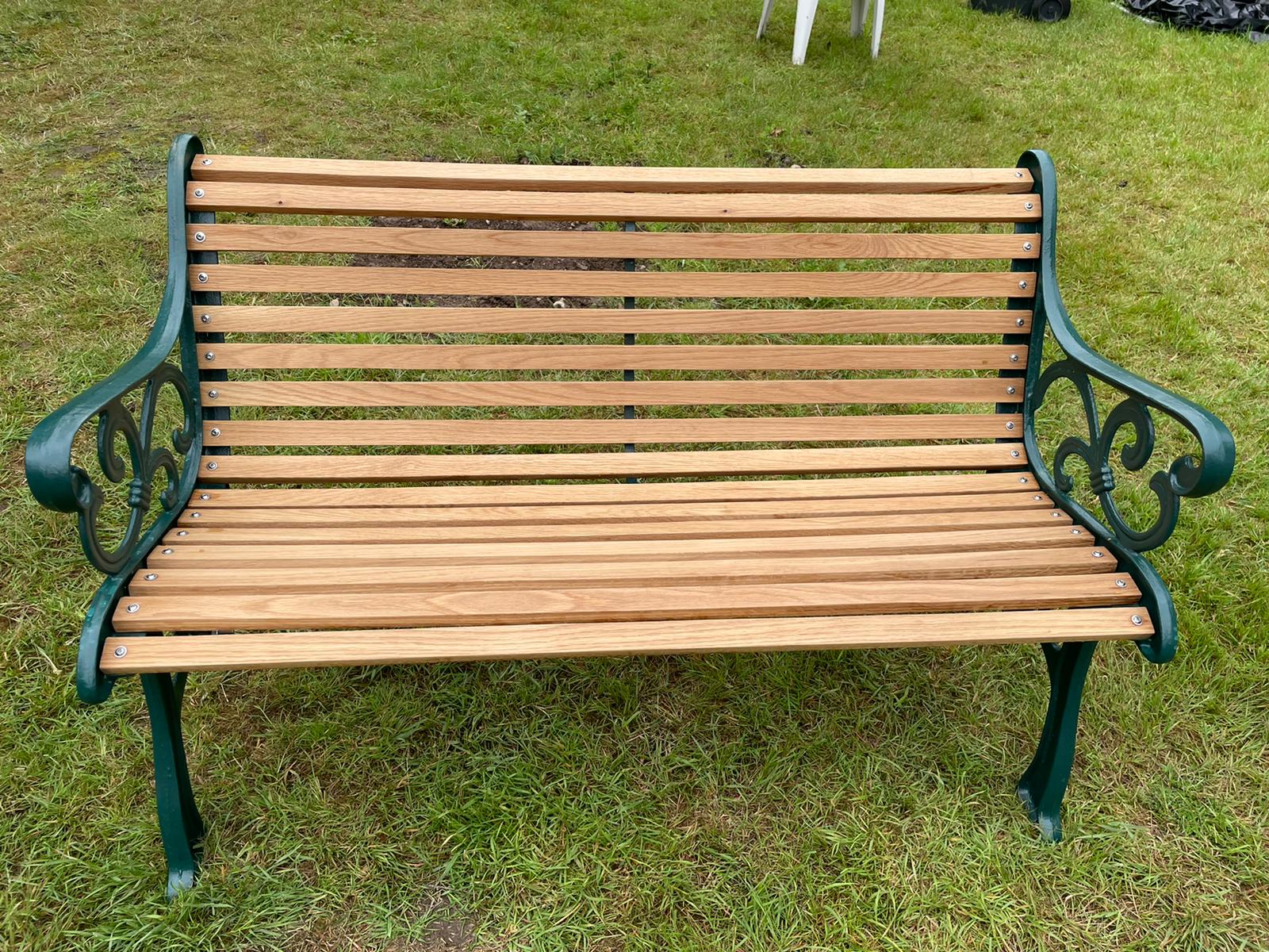 Jack and his dad worked so hard on this bench - doesn't it look great?