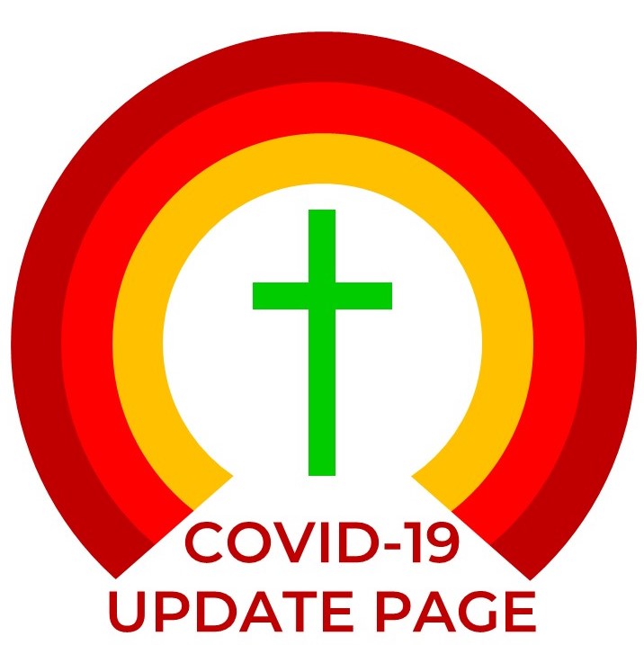 Green but red logo - COVID-19