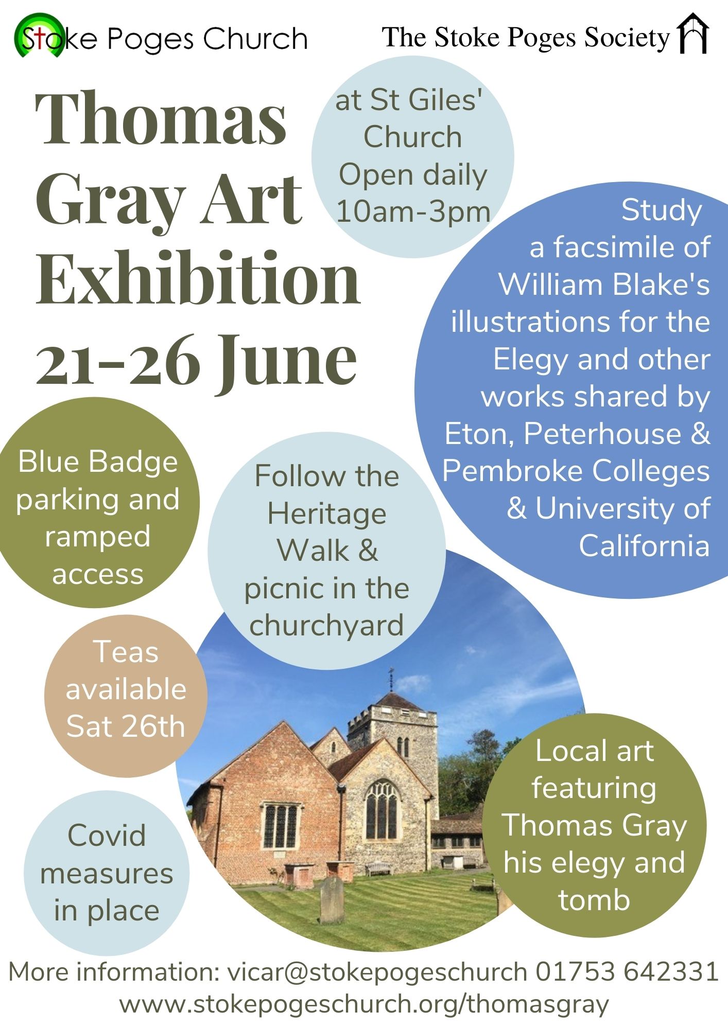Thomas Gray Art Exhib A4 poste