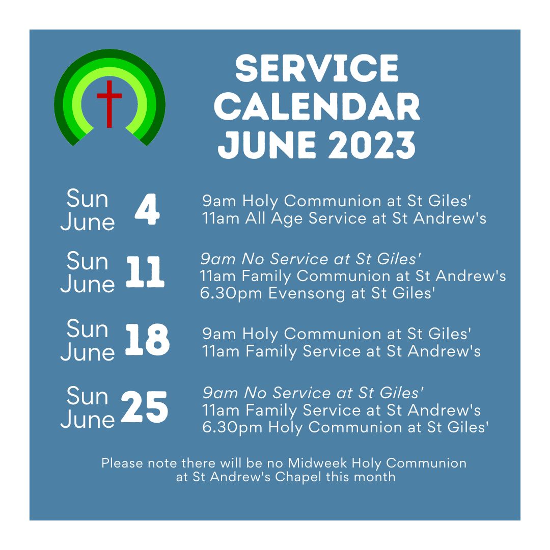 Amended Service Calendar June 
